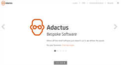 Desktop Screenshot of adactus.co.uk