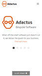 Mobile Screenshot of adactus.co.uk