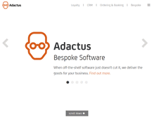 Tablet Screenshot of adactus.co.uk